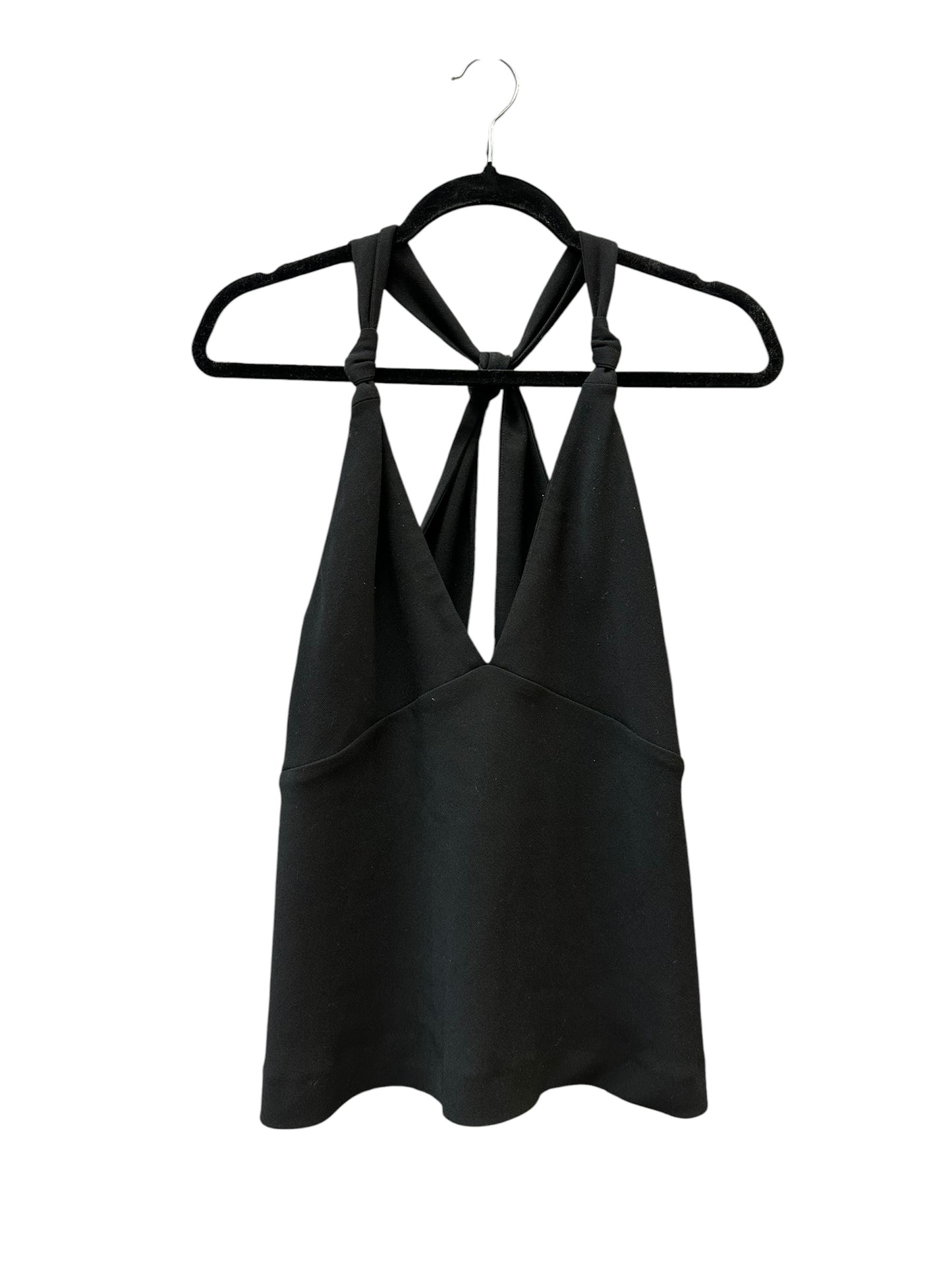 Top Sleeveless By Zara In Black, Size:M