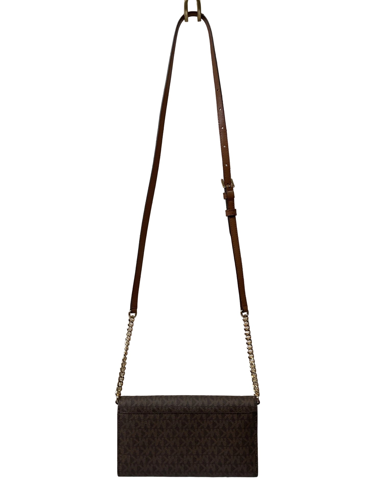 Crossbody Designer By Michael Kors In Brown, Size:Small
