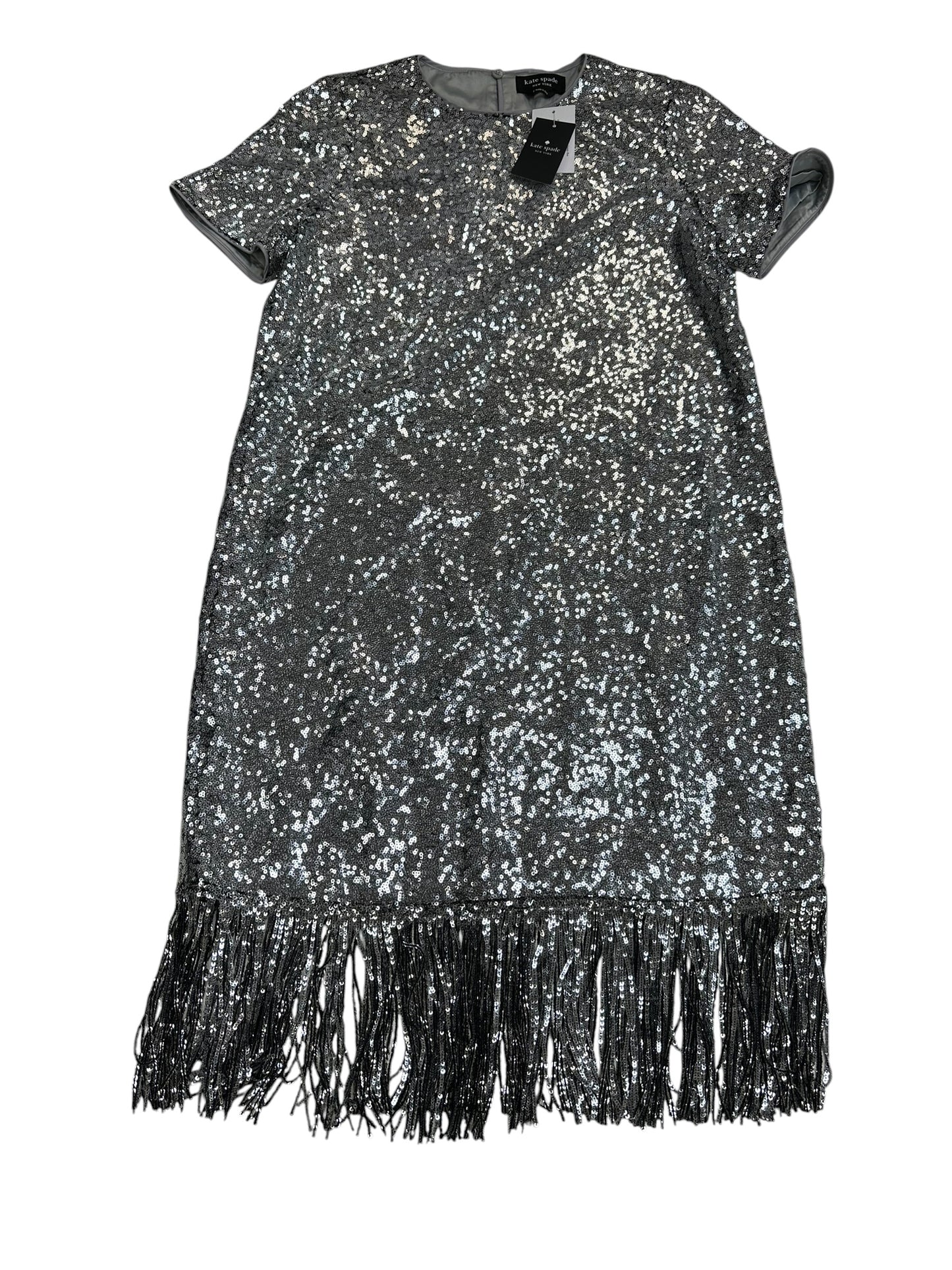 Dress Designer By Kate Spade In Silver, Size:S