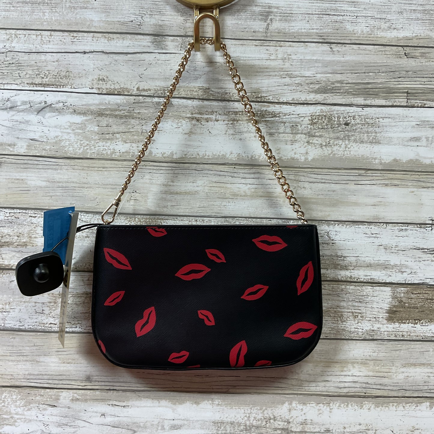 Handbag Designer By Kate Spade In Black & Red, Size:Small