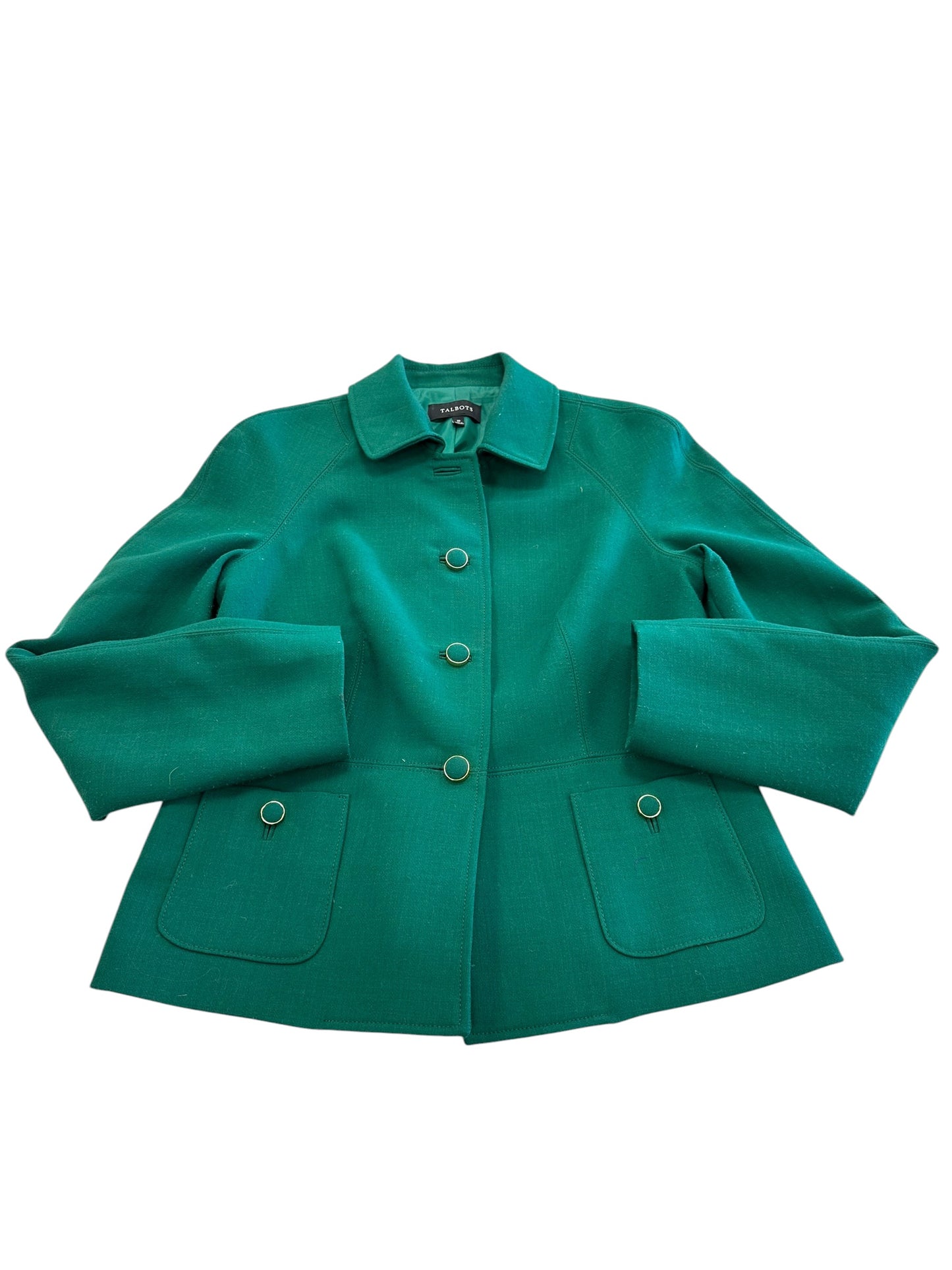 Blazer By Talbots In Green, Size:10