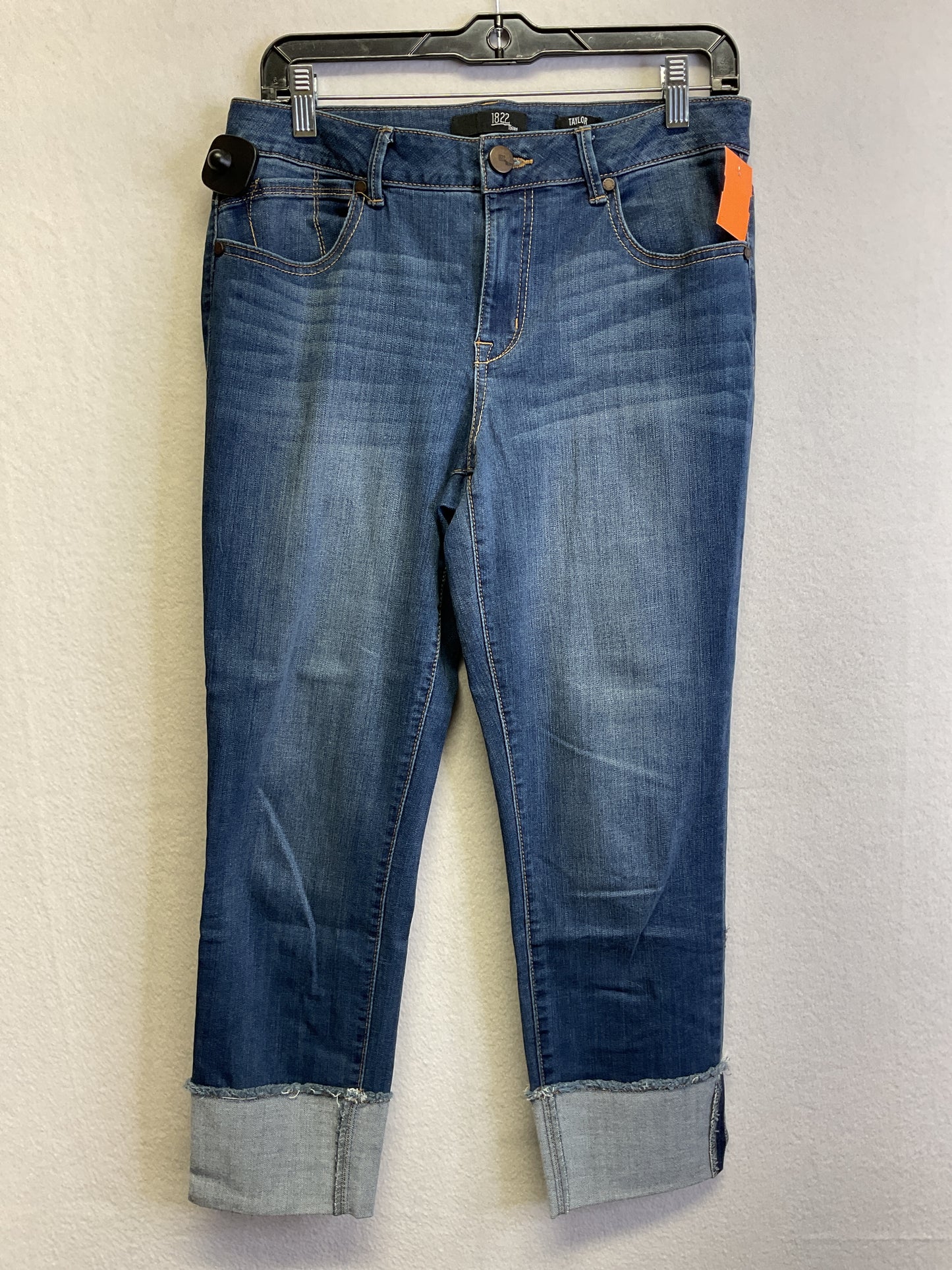 Jeans Cropped By 1822 Denim In Blue Denim, Size:10
