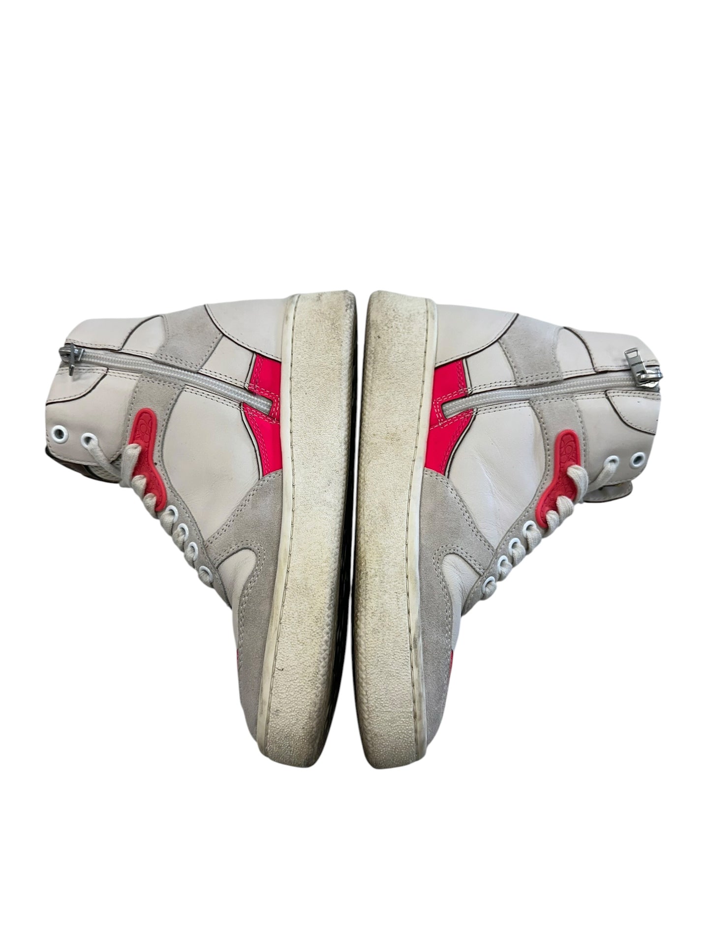 Shoes Designer By Coach In Cream & Pink, Size:5.5