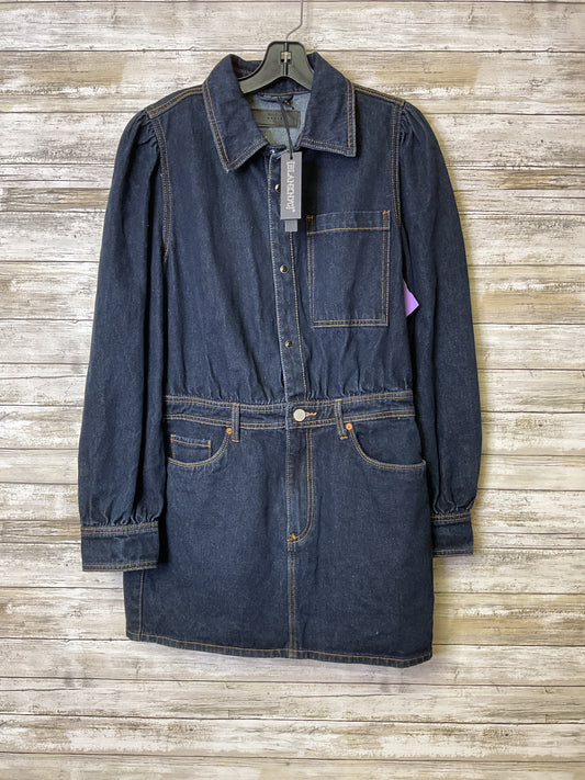 Dress Casual Midi By Blanknyc In Blue Denim, Size:L