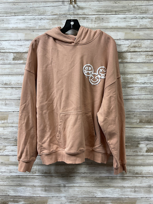 Sweatshirt Hoodie By Cmc In Peach, Size:L