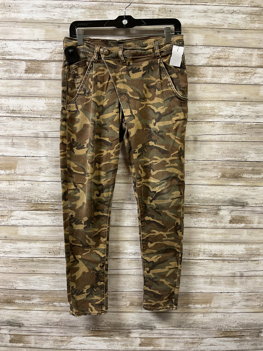 Jeans Straight By Cmb In Camouflage Print, Size:0