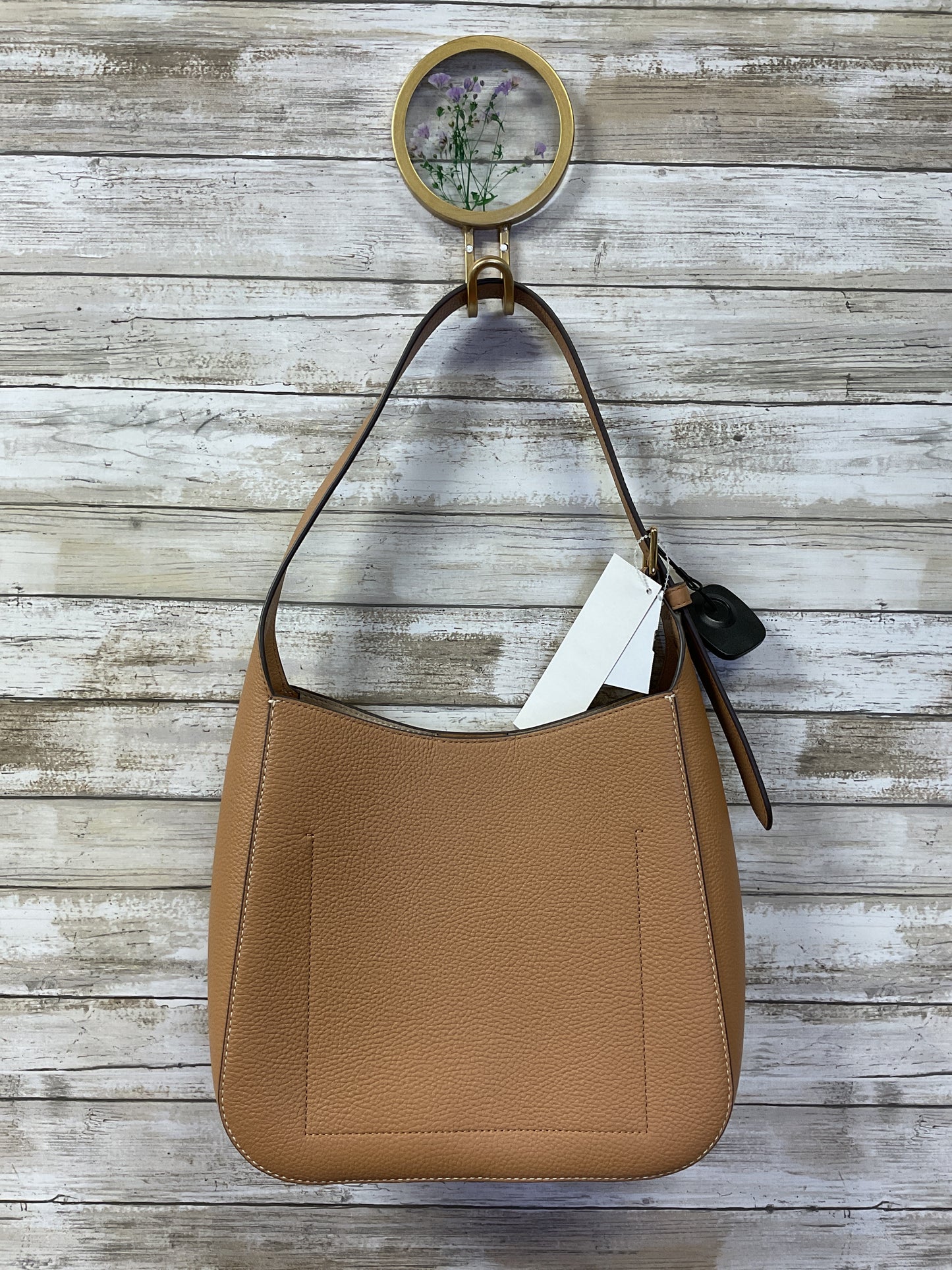 Handbag Designer By Tory Burch In Tan, Size:Medium