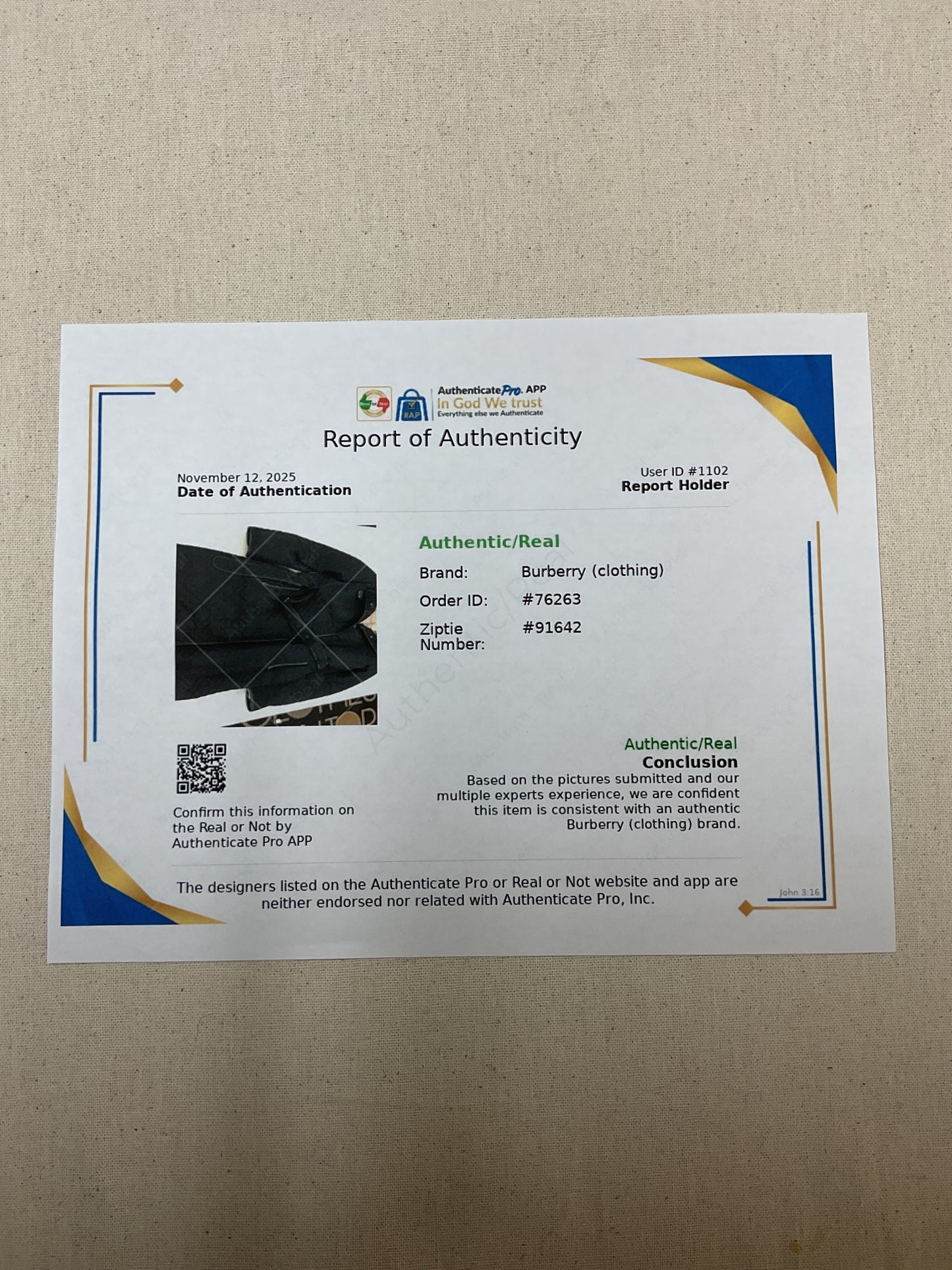 Coat Luxury Designer By Burberry In Black, Size:M