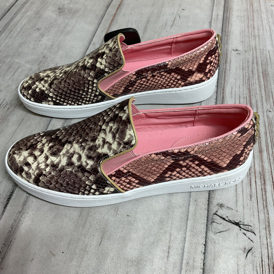 Shoes Flats By Michael By Michael Kors In Snakeskin Print, Size:8.5