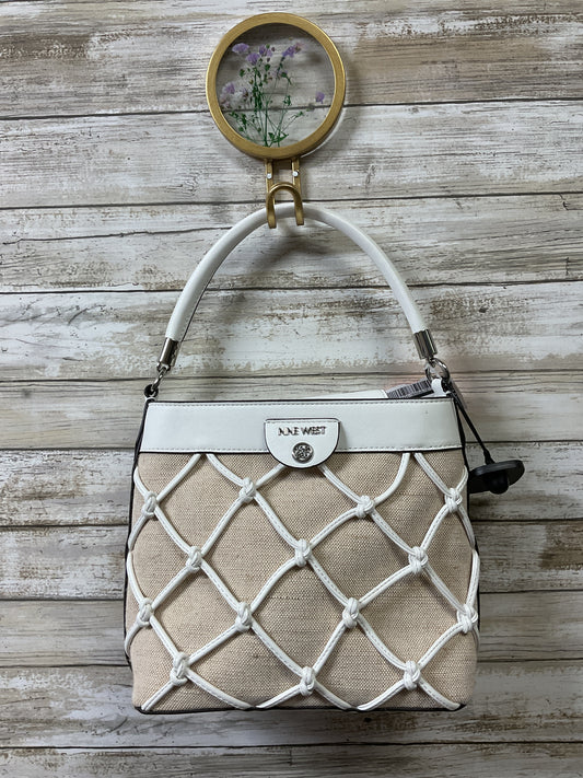 Handbag By Nine West In White, Size:Small