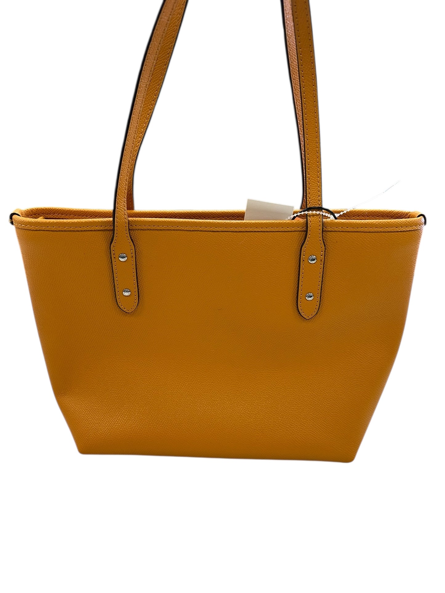 Handbag Designer By Coach In Orange, Size:Medium