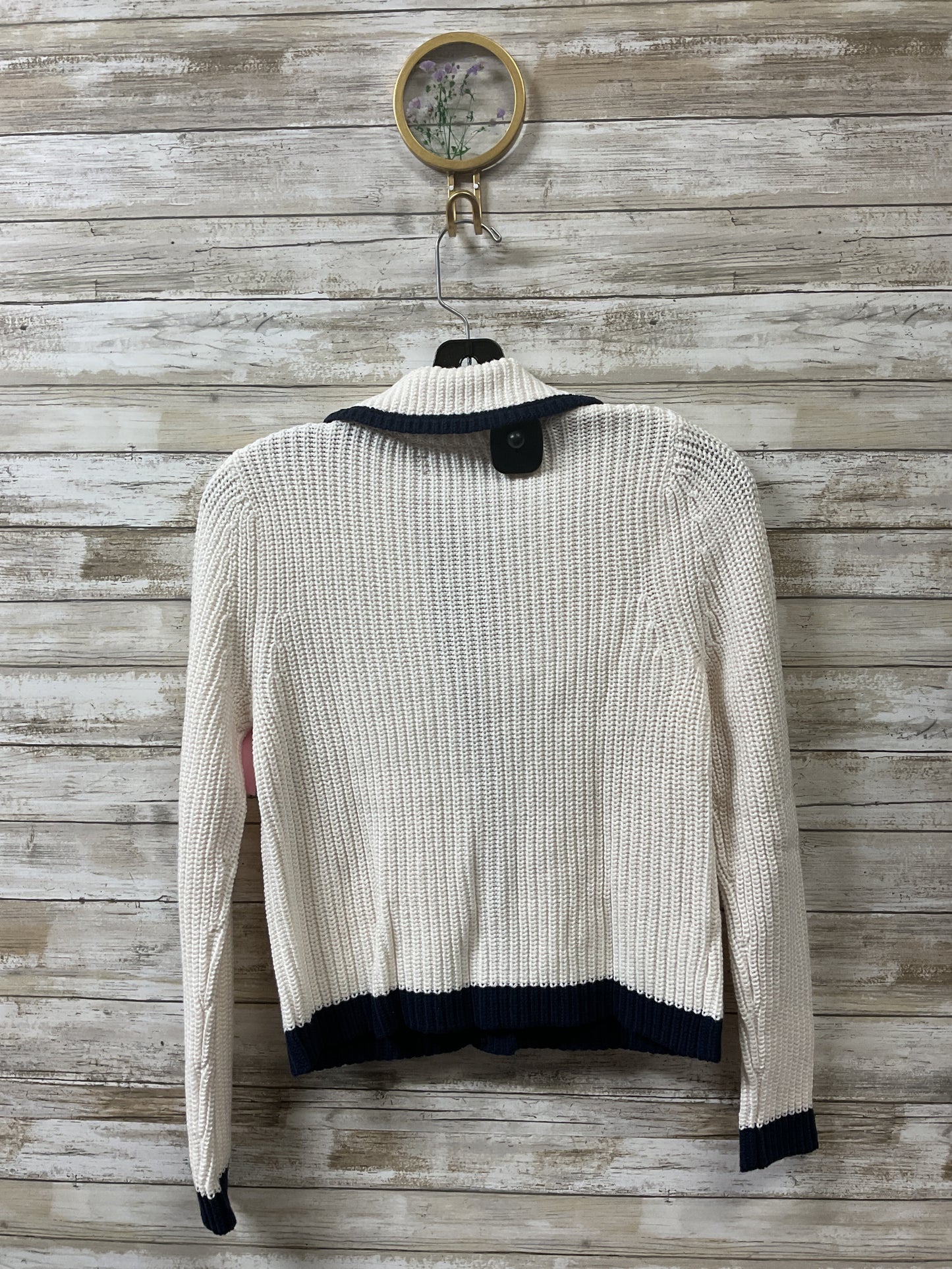 Sweater By Loft In Blue & White, Size:Mp