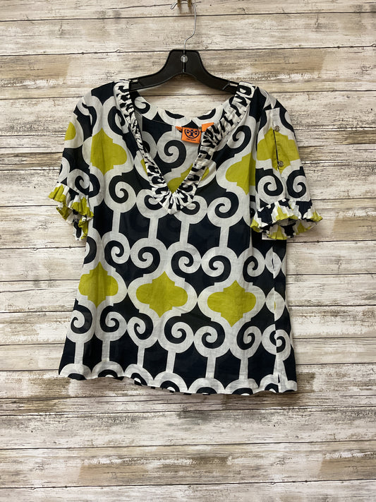 Top Ss Designer By Tory Burch In Black & White, Size:M