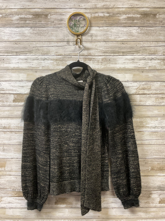 Sweater By Ulla Johnson In Black & Gold, Size:Xs