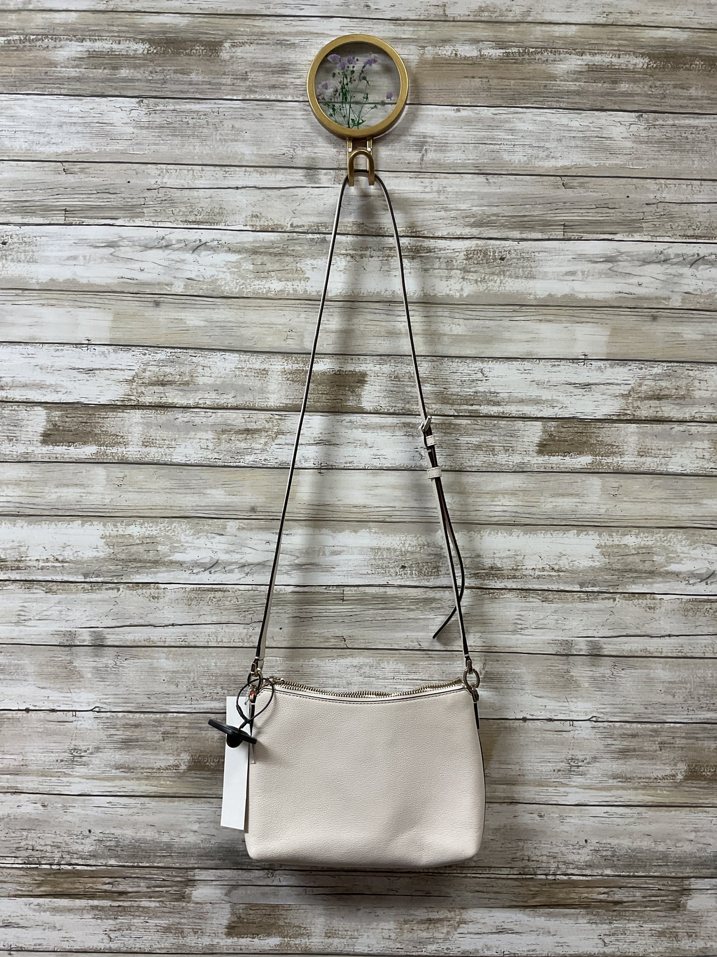 Crossbody Designer By Kate Spade In White, Size:Small