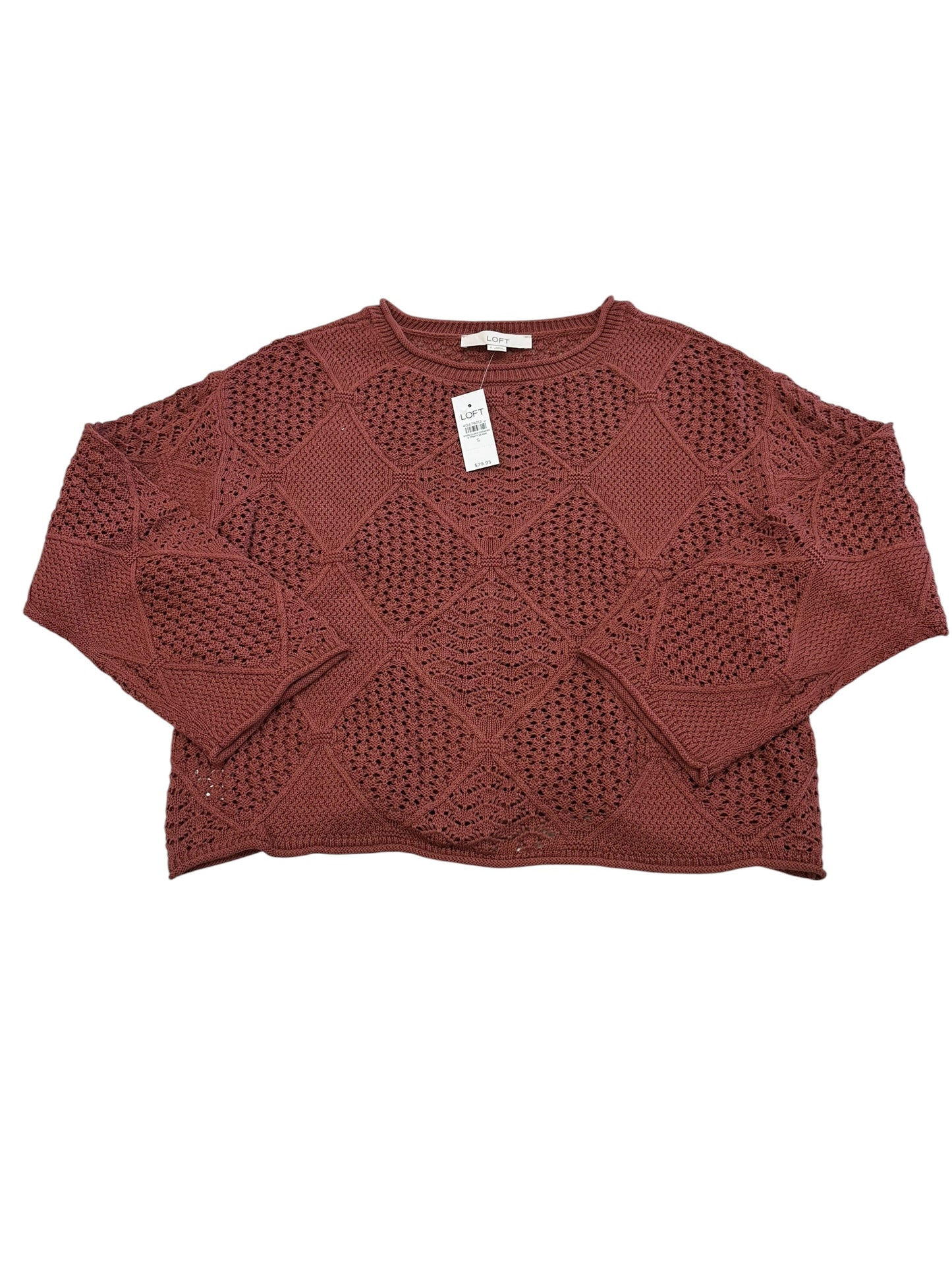 Sweater By Loft In Mauve, Size:S