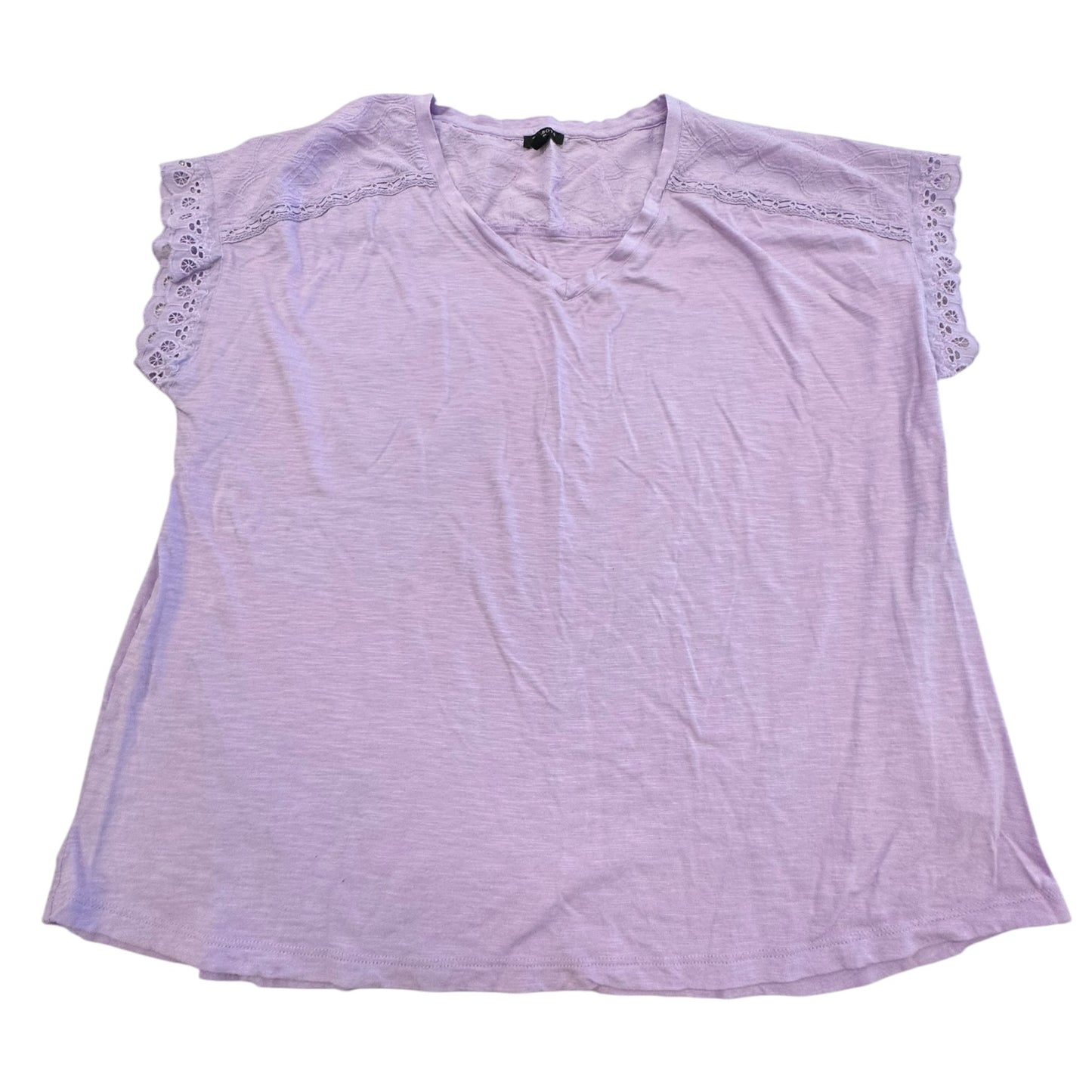 Top Ss By Talbots In Purple, Size:2X