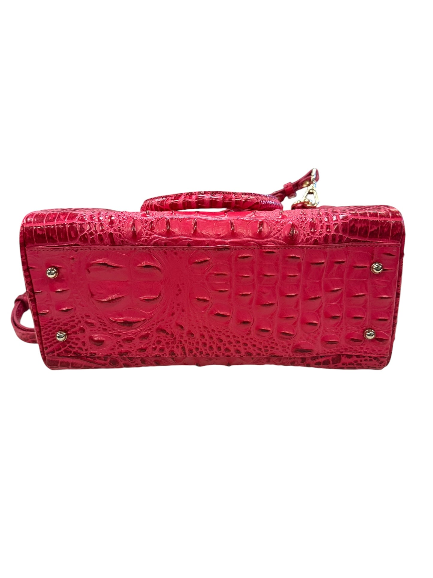 Handbag Designer By Brahmin In Red, Size:Large