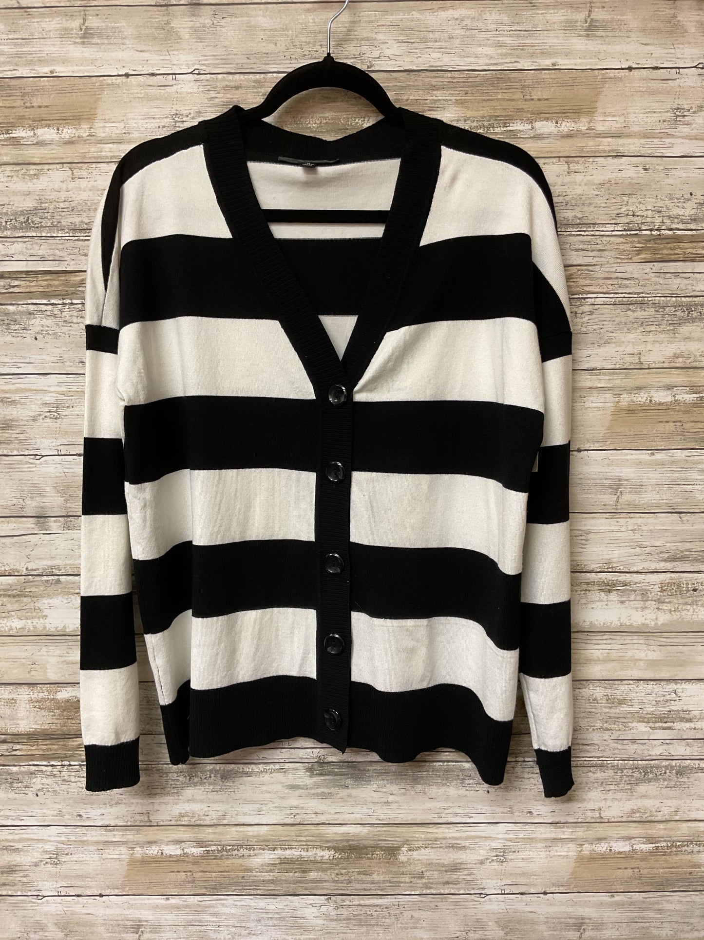 Cardigan By Cyrus Knits In Striped Pattern, Size:M