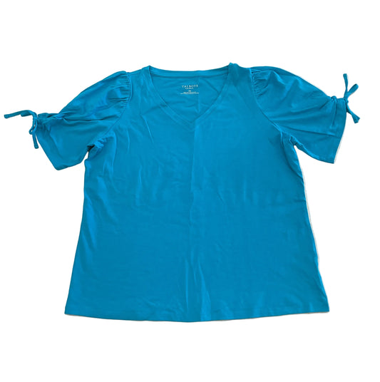 Top Ss By Talbots In Blue, Size:1X