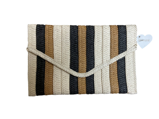 Clutch By Shiraleah In Black & Tan, Size:Small