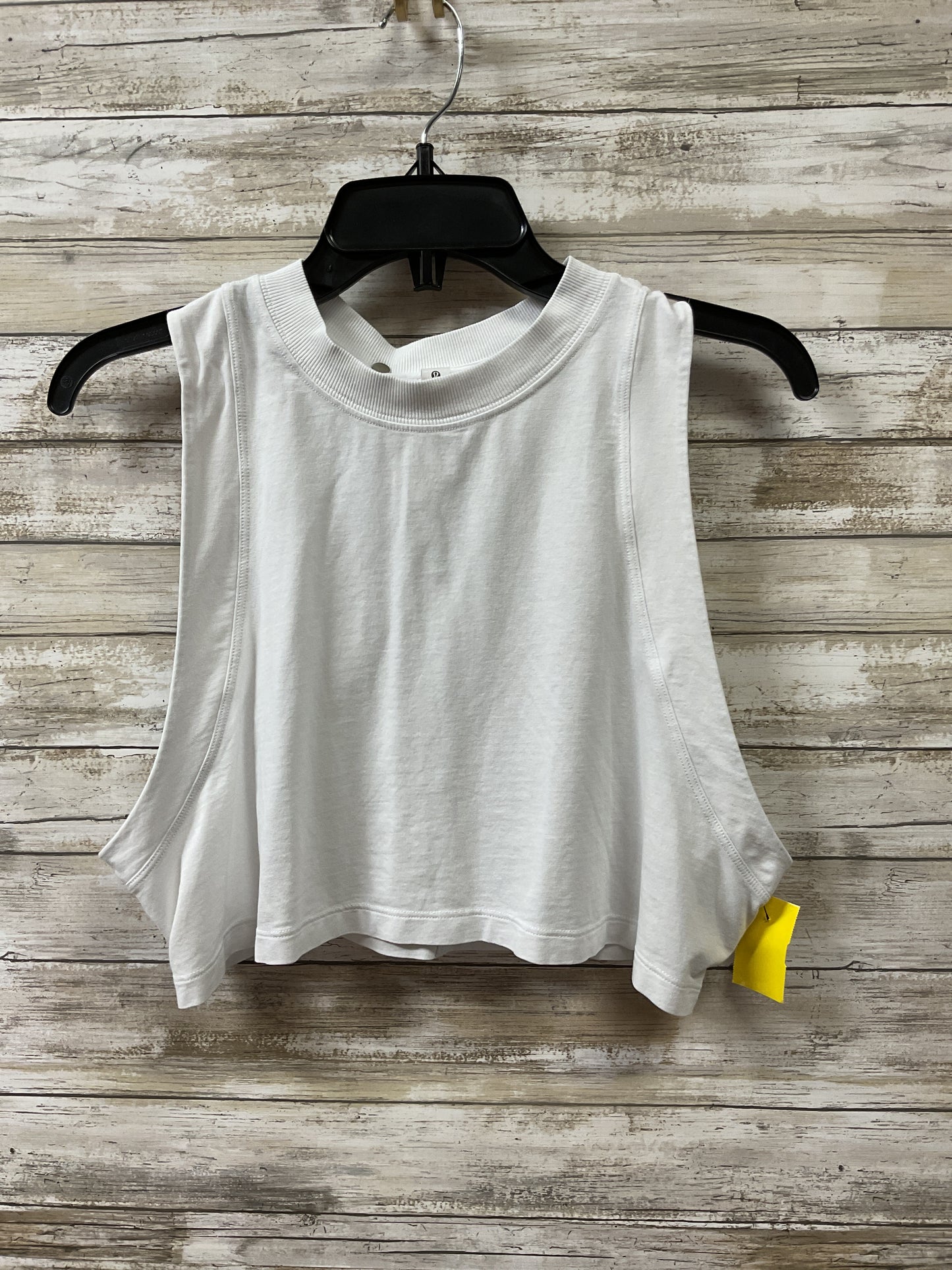 Athletic Tank Top By Lululemon In White, Size:8