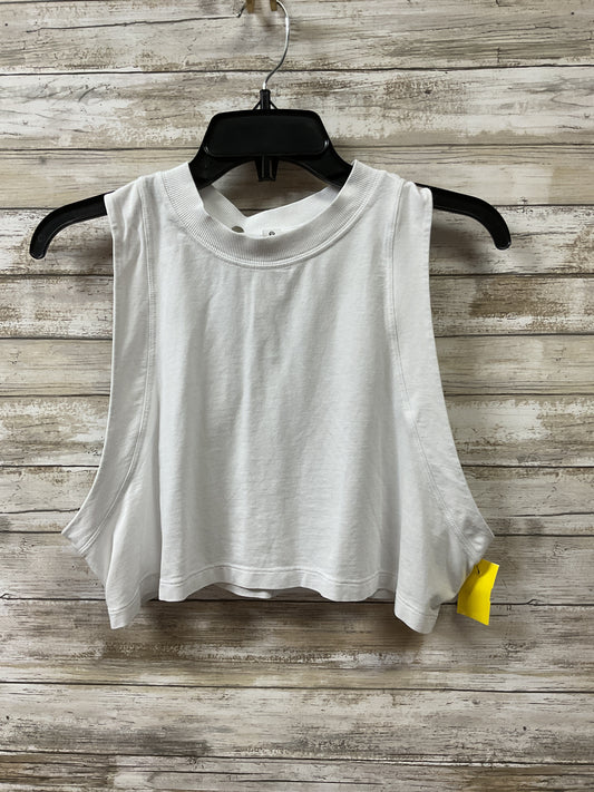 Athletic Tank Top By Lululemon In White, Size:8