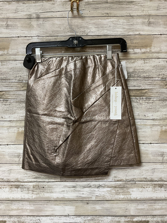 Skirt Mini & Short By Bishop + Young In Bronze, Size:Xs