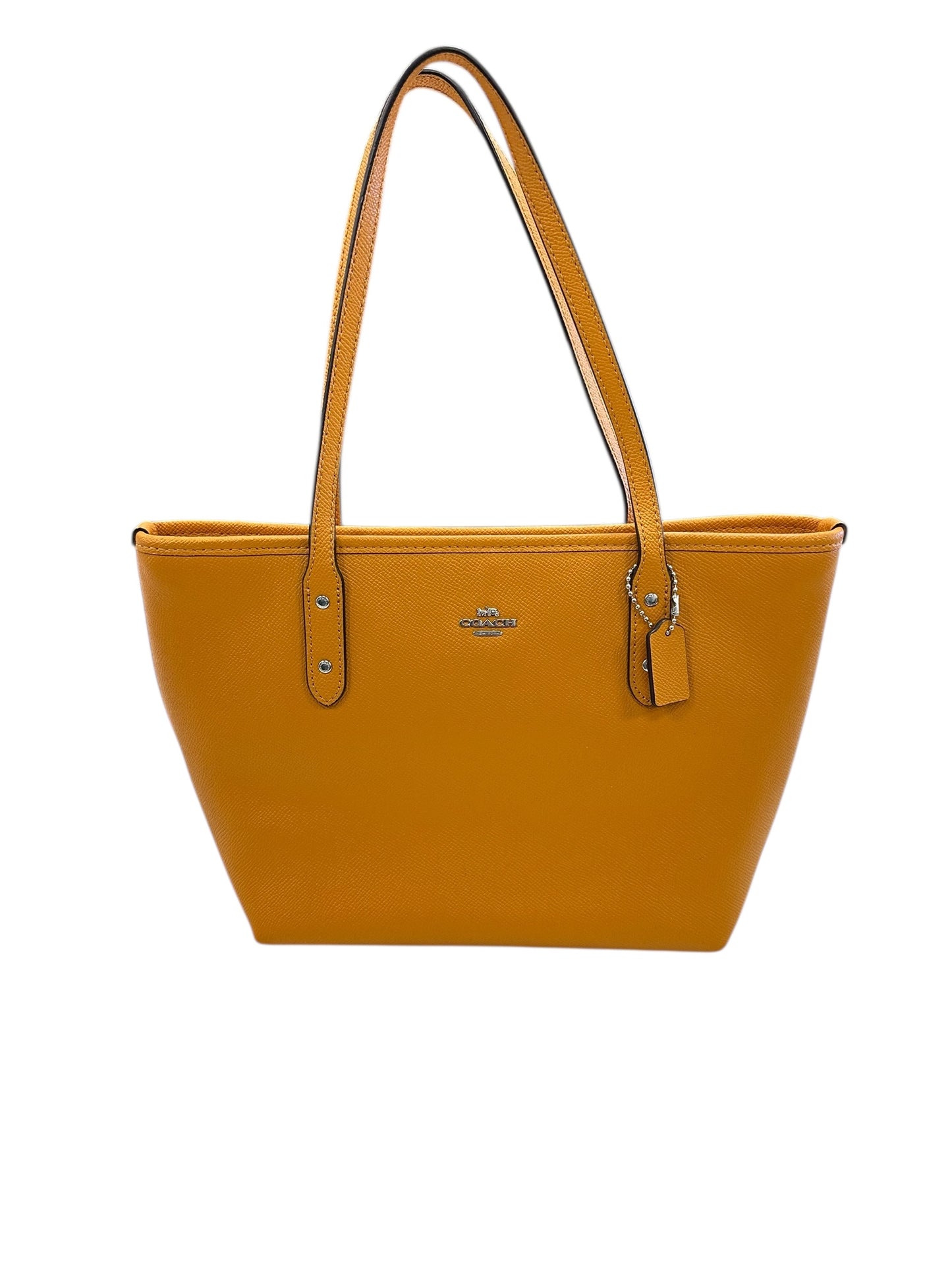 Handbag Designer By Coach In Orange, Size:Medium
