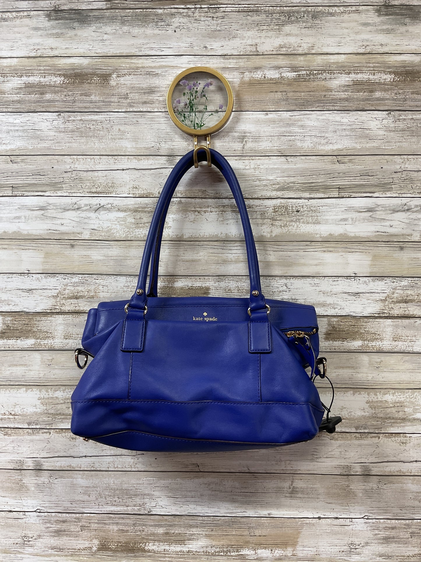 Handbag Designer By Kate Spade In Blue, Size:Medium