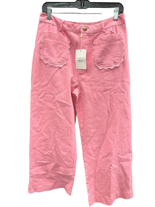 Pants Wide Leg By Entro In Pink, Size:L