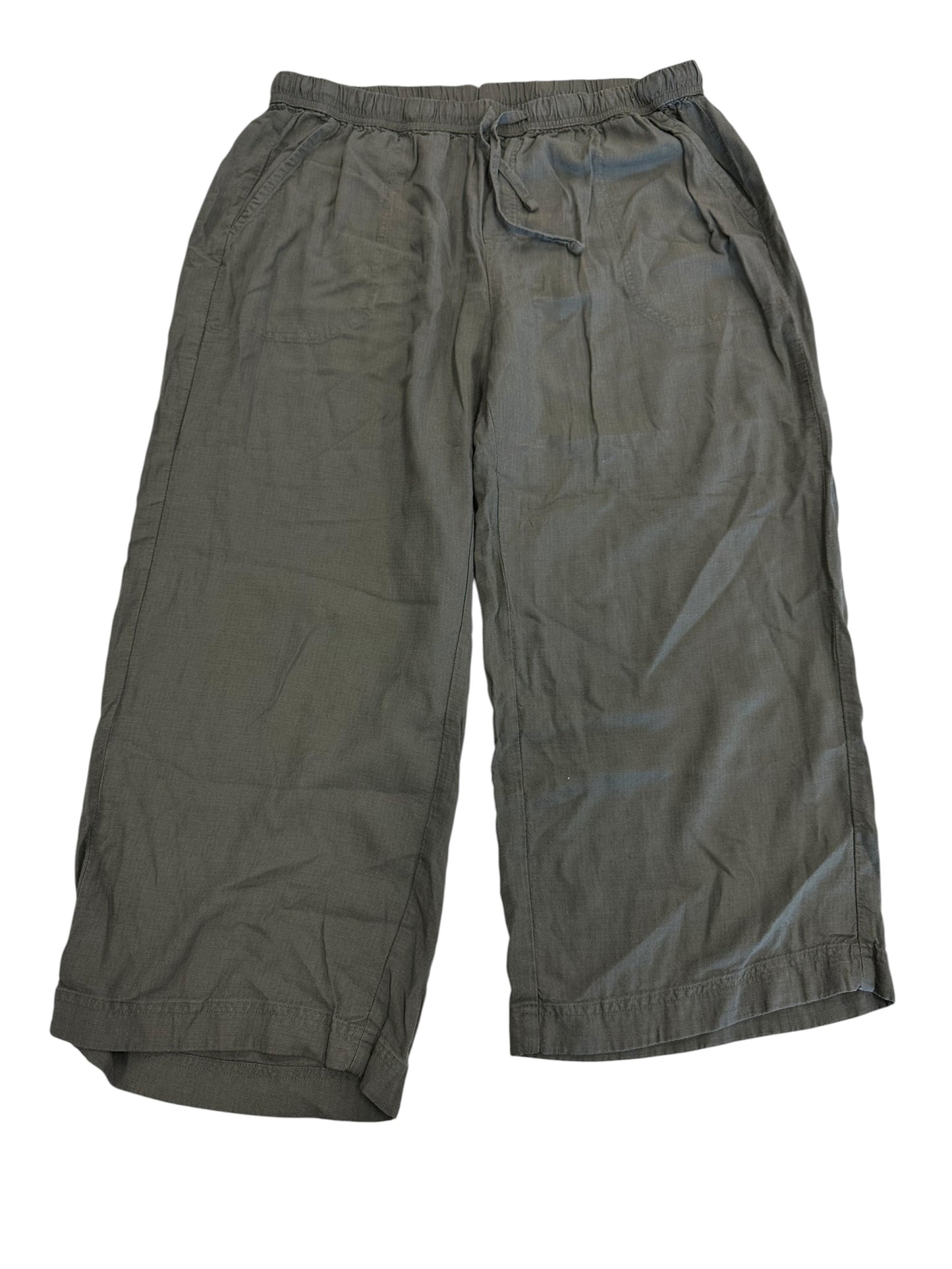 Pants Linen By Splendid In Green, Size:L