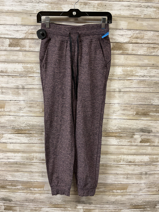 Athletic Pants By Lululemon In Purple, Size:4