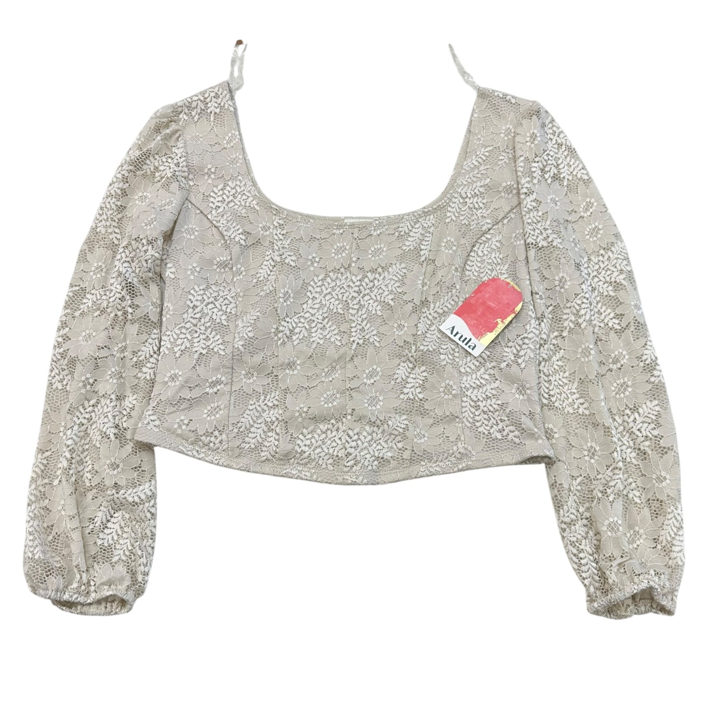 Top Ls By Arula In Cream, Size:Xl