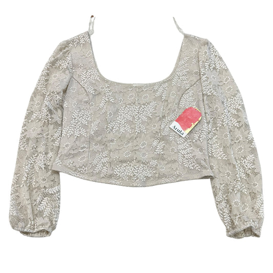 Top Ls By Arula In Cream, Size:Xl