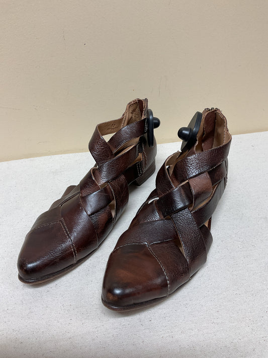Shoes Flats By Bed Stu In Brown, Size:8