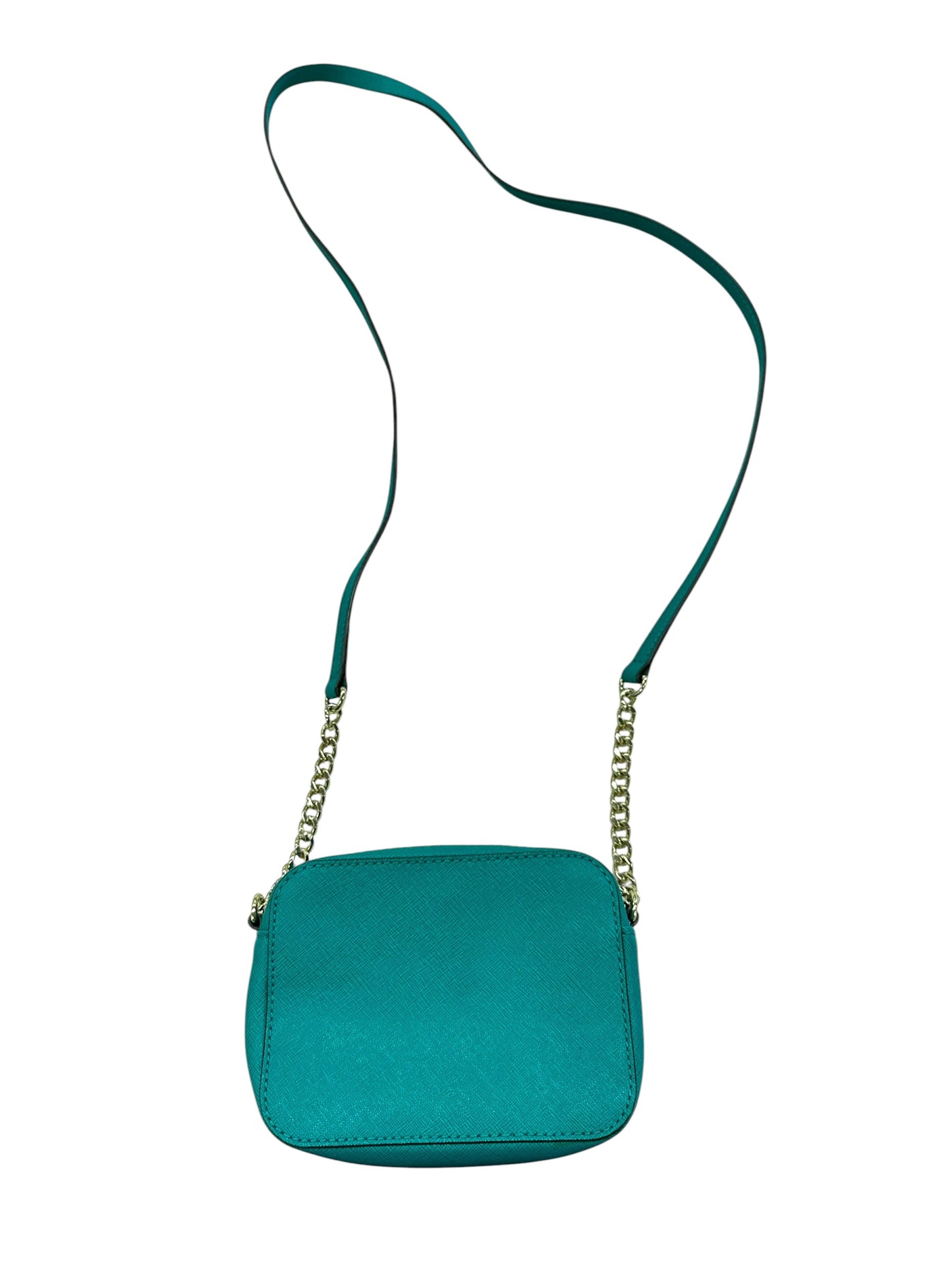 Crossbody Designer By Michael Kors In Teal, Size:Small
