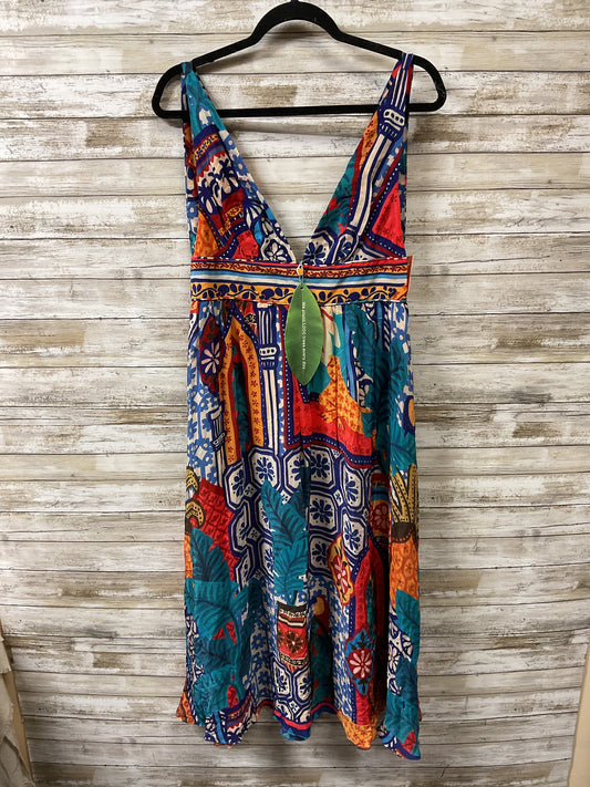 Dress Party Midi By Farm Rio In Multi, Size:M