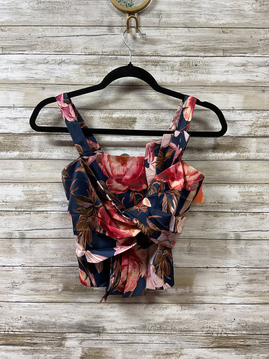 Blouse Sleeveless By Adelyn Rae In Floral Print, Size:Xs