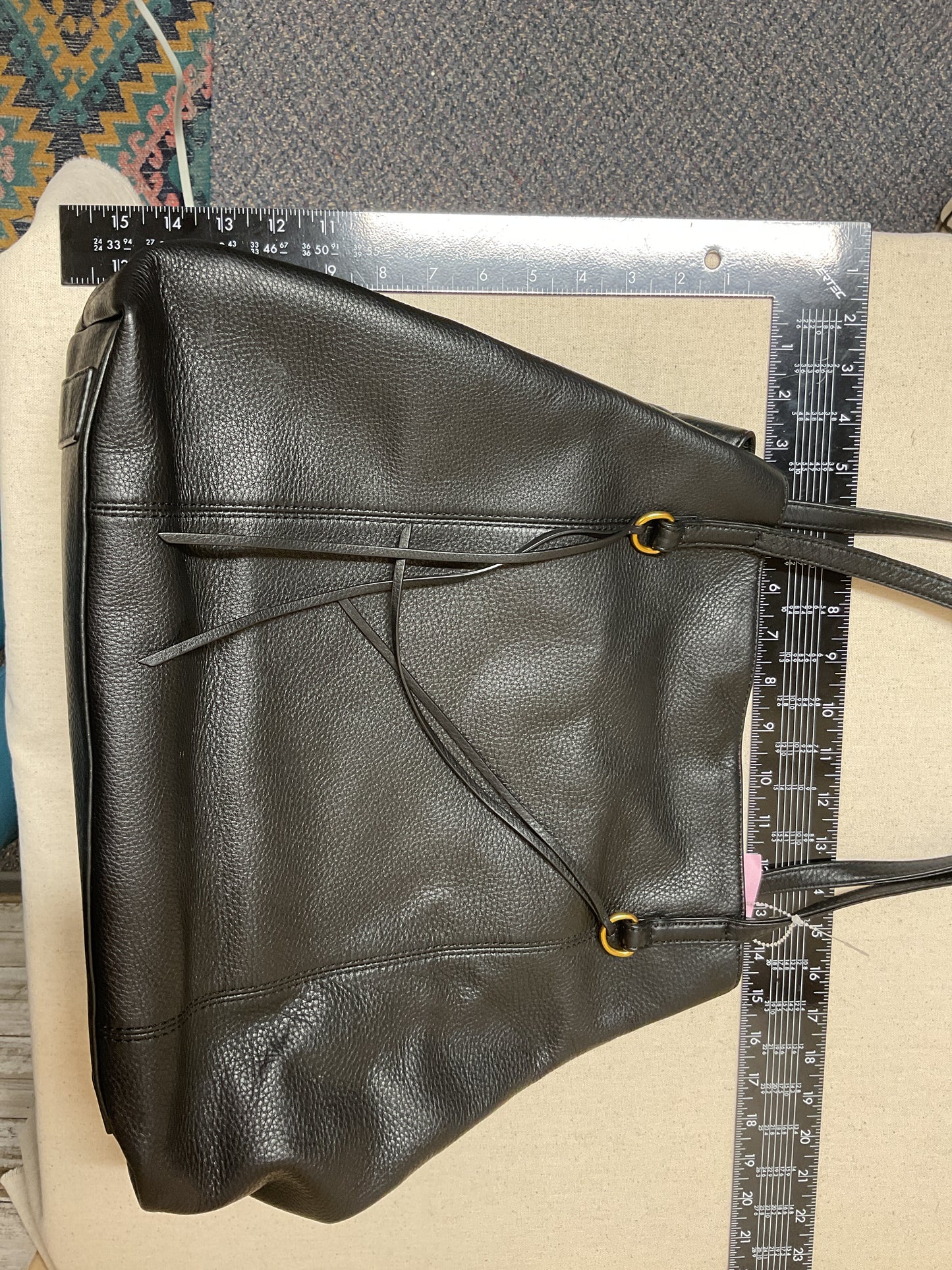 Handbag Leather By Hobo Intl In Black, Size:Large