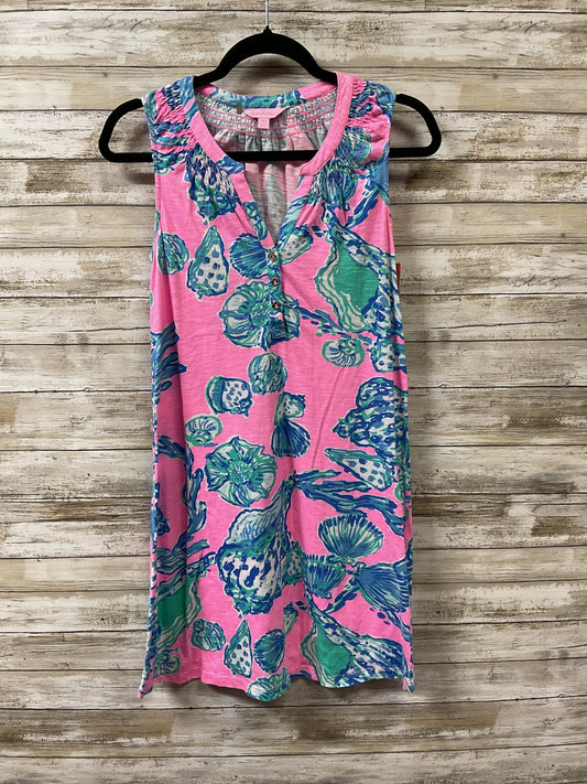Dress Designer By Lilly Pulitzer In Blue & Pink, Size:Xs
