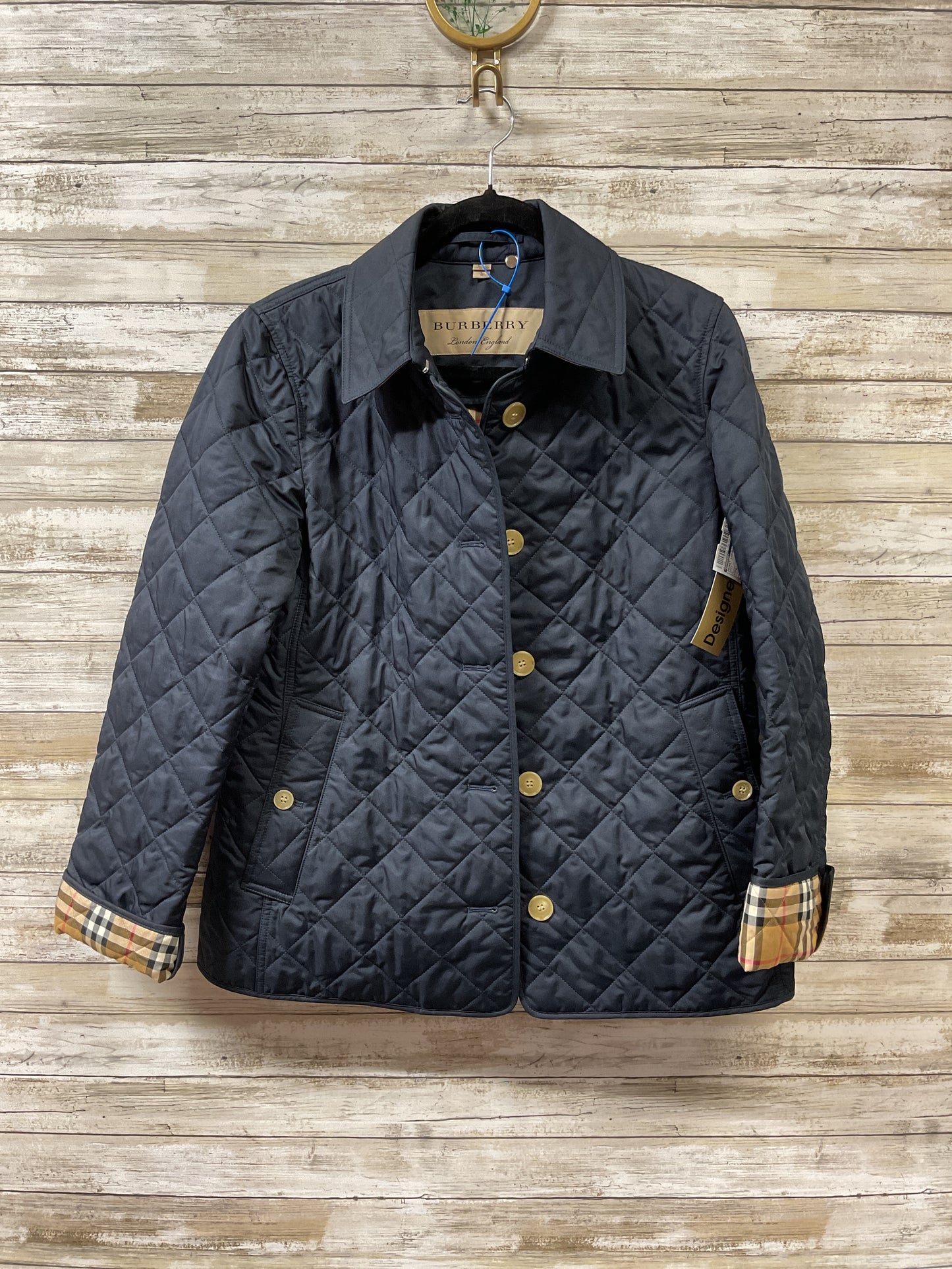 Jacket Luxury Designer By Burberry In Navy, Size:L