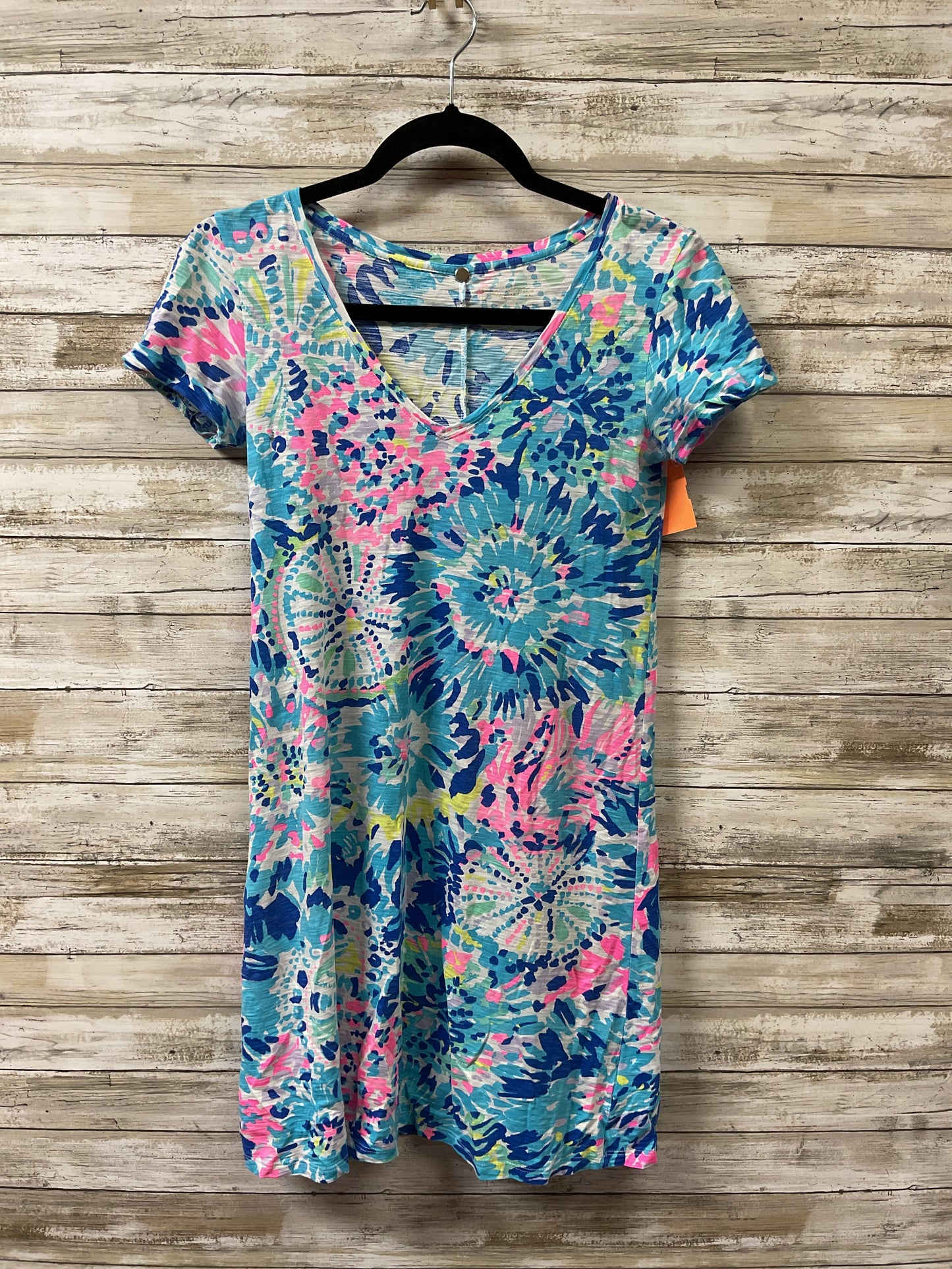 Dress Designer By Lilly Pulitzer In Blue & Pink, Size:Xxs