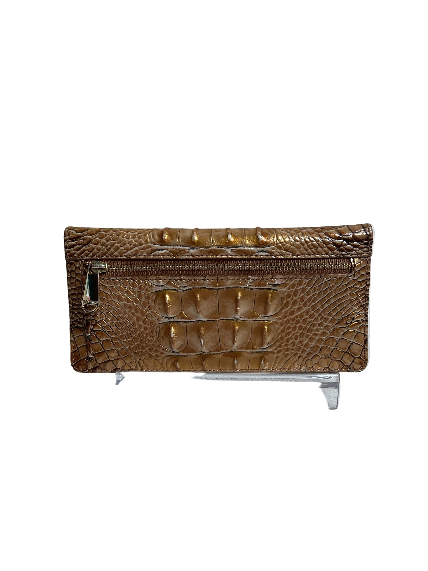 Wallet Designer By Brahmin In Gold, Size:Medium