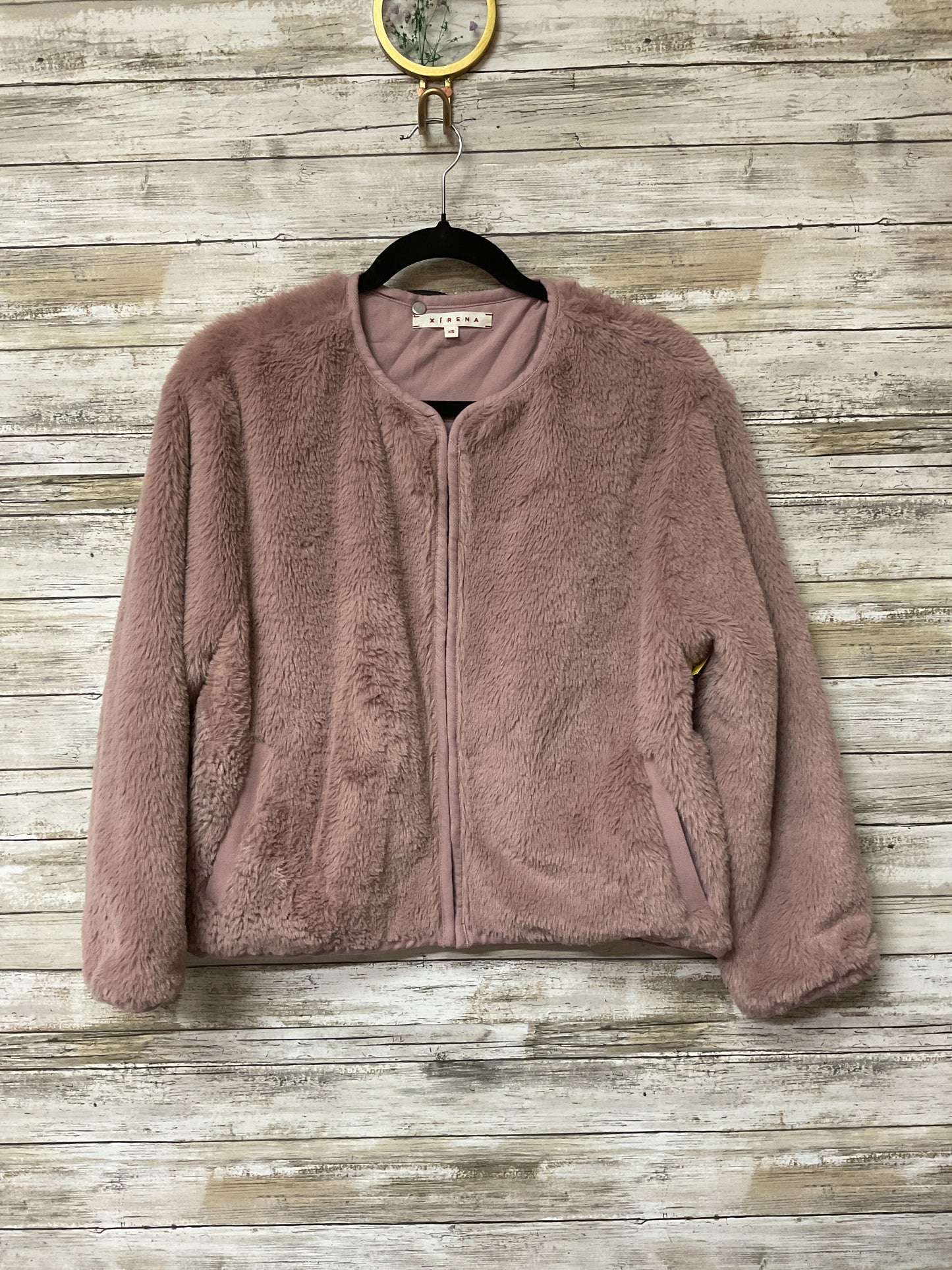 Jacket Faux Fur & Sherpa By Cma In Pink, Size:Xs