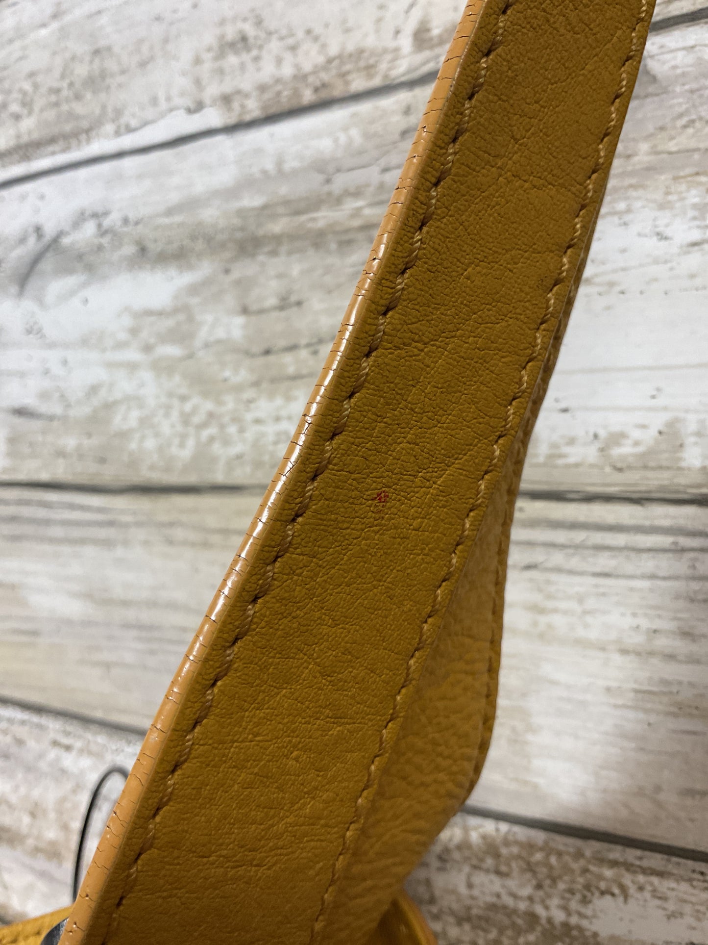 Handbag Leather By Michael By Michael Kors In Yellow, Size:Large