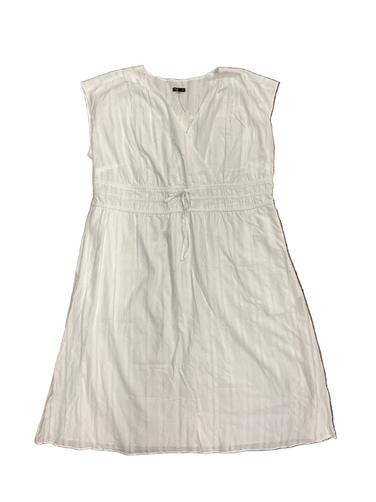 Dress Casual Maxi By Talbots In White, Size:16