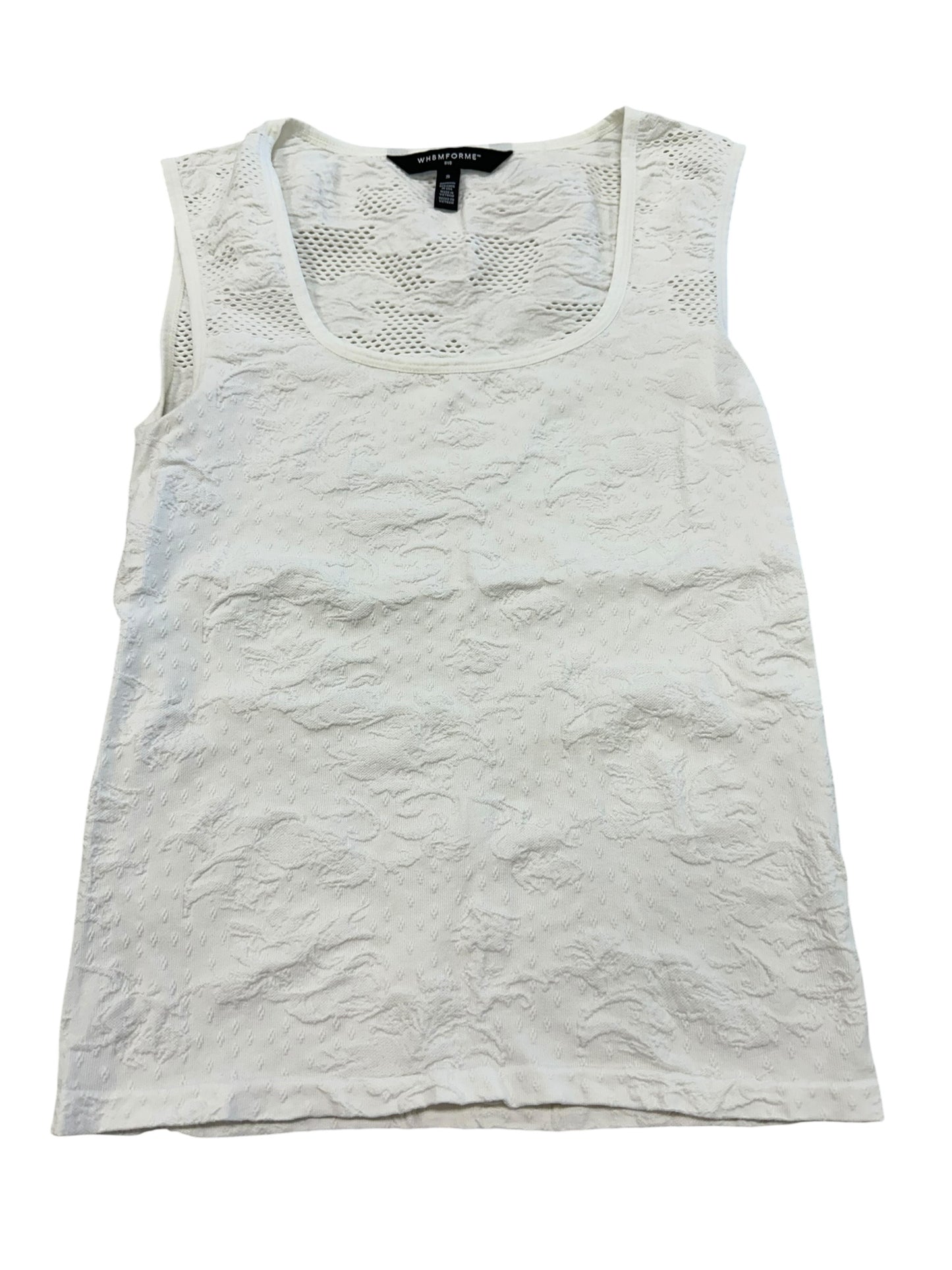 Top Sleeveless By White House Black Market In White, Size:S