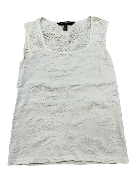 Top Sleeveless By White House Black Market In White, Size:S