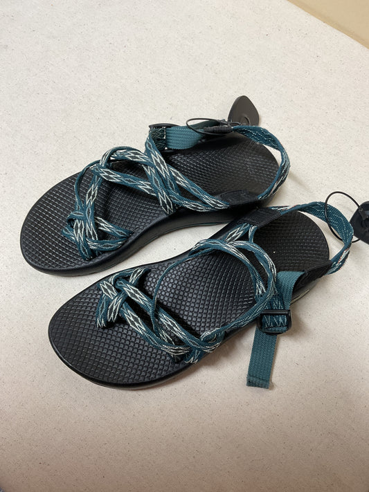 Sandals Flats By Chacos In Green, Size:8